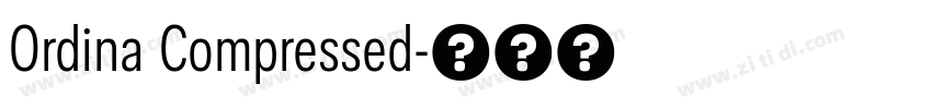 Ordina Compressed字体转换 Ordina Compressed字体转换